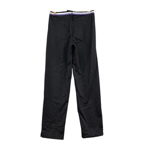 Vintage Dehen Athletic Pants Womens 7 Black Purple White Waistband USA‎ Made